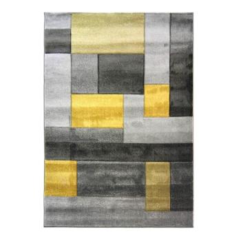 Cosmos szürke-sárga szőnyeg, 120 x 170 cm - Flair Rugs kép