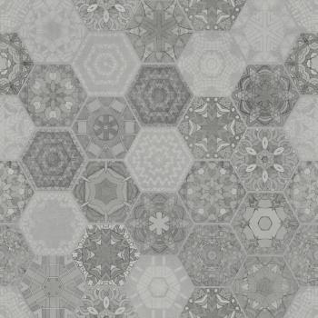 Csempe Gres Patchwork Hexagon Grey 60/60 kép