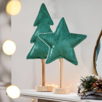 Csillag díszítés szarvasbőr kinézetben kép