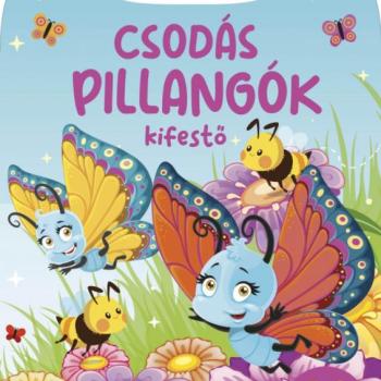 Csodás pillangók - kifestő kép