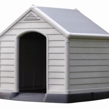 Curver  Kutyaház Dog House szürke 95 x 99 x 99 cm kép