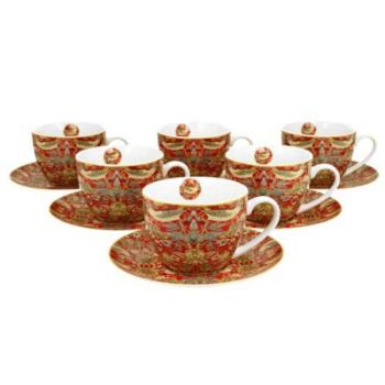 D.G.28157 Porceláncsésze+alj 300 ml, 6 személyes, dobozban,Willia... kép