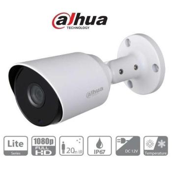 Dahua HAC-HFW1200T kültéri, 2MP, 2,8mm, IR20m, 4in1 HD analóg cső... kép