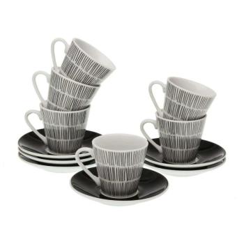 Darabos Kávéscsésze Szett Versa New Lines Porcelán (6 Darabok) kép