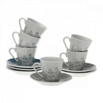 Darabos Kávéscsésze Szett Versa Nomma Porcelán (6 Darabok) (5,8 x... kép