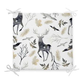 Dark Forest karácsonyi pamutkeverék székpárna, 42 x 42 cm - Minimalist Cushion Covers kép