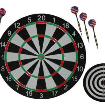 Darts tábla 45 cm fém keret kép