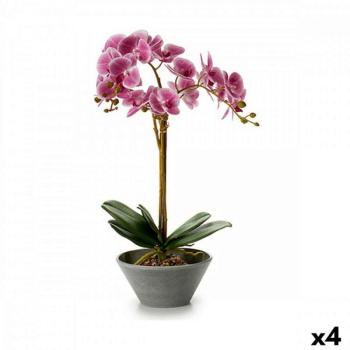 Dekor növény Orchidea 16 x 48 x 28 cm Műanyag (4 egység) kép