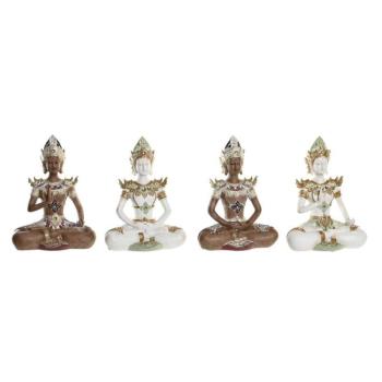 Dekoratív Figura DKD Home Decor 20,5 x 10,5 x 28,5 cm Barna Buddh... kép