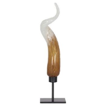 Dekoratív Figura DKD Home Decor Kristály Fém (12 x 7 x 47 cm) kép