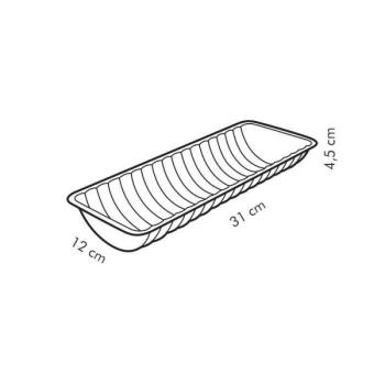DELICIA Őzgerinc sütőforma 31 x 12 cm kép