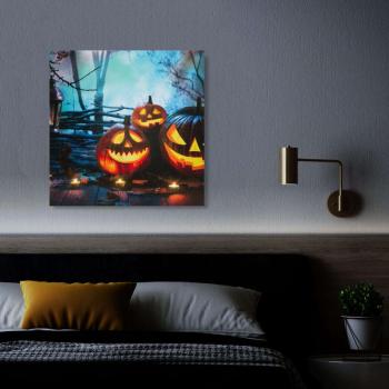 Delight deco Halloween-i LED-es hangulatkép - fali akasztóval, 2... kép