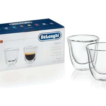 Delonghi Eszpresszó Thermo üvegpohár 60ml (2 db) kép