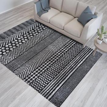 Designer szőnyeg finom mintával szürke Szélesség: 60 cm | Hosszúság: 100 cm kép