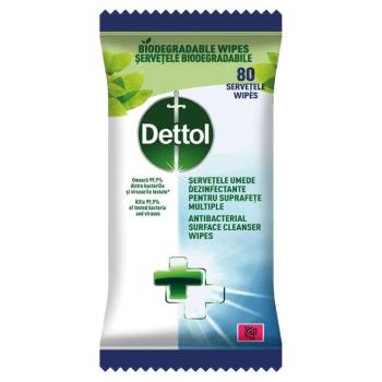 Dettol antibakteriális Felülettisztító kendő 80db kép