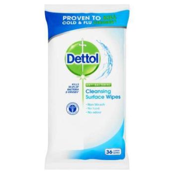 Dettol antibakteriális nedves Törlőkendő 36db kép