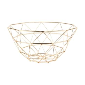 Diamond aranyszínű gyümölcstál, ⌀ 30 cm - PT LIVING kép