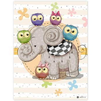 Dibond faliképek - Elefánt és barátai kép