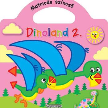 Dinoland 2. - Matricás színező  kép