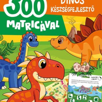 Dinós készségfejlesztő - 300 matricával kép