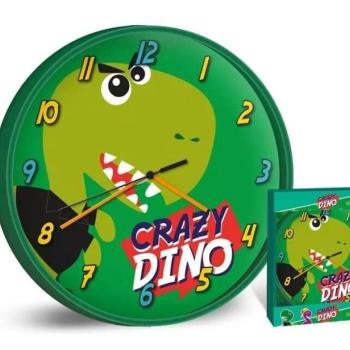 Dinoszaurusz falióra crazy 25cm kép