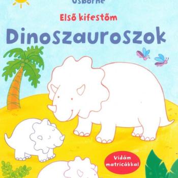 Dinoszauruszok - első kifestőm kép