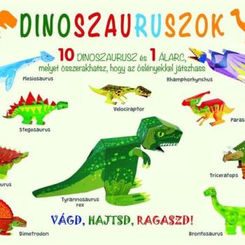 Dinoszauruszok - modellkönyv kép