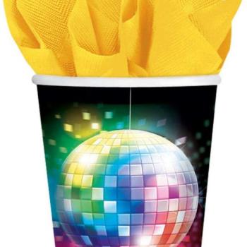 Disco Fever papír pohár 8 db-os 250 ml kép