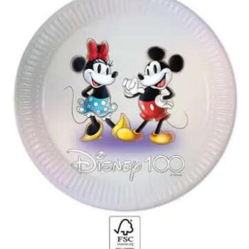 Disney 100 papírtányér 8 db-os 23 cm FSC kép