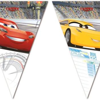 Disney Cars 3, Verdák zászlófüzér 2,3 m kép