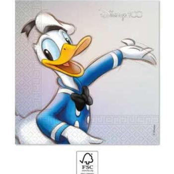 Disney Donald 100 szalvéta 20 db-os, 33x33 cm FSC kép