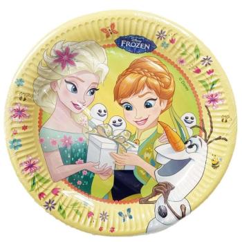 Disney Frozen Fever, Jégvarázs Papírtányér 8 db-os 23 cm kép