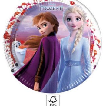 Disney Frozen II Leaf, Jégvarázs papírtányér 8 db-os 23 cm FSC kép