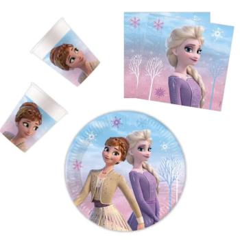 Disney Frozen II Wind Spirit, Jégvarázs party szett 36 db-os 23 c... kép