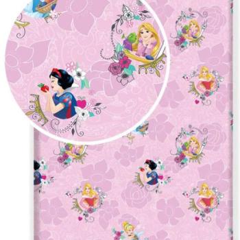 Disney Hercegnők rose gumis lepedő 90x200cm kép