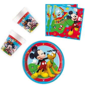 Disney Mickey Rock the House party szett 36 db-os 20 cm-es tányérral kép