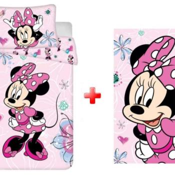 Disney Minnie ágyneműhuzat és polár takaró szett kép