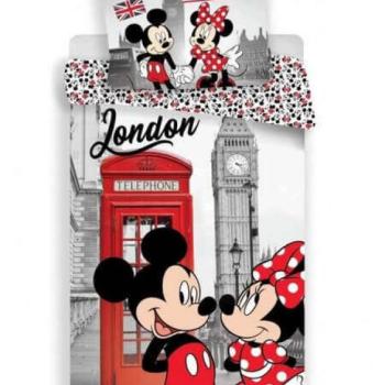 Disney Minnie egér és Mickey ágyneműhuzat London 140x200cm 70x90cm kép