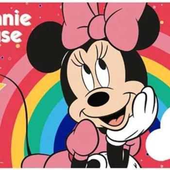 DISNEY Minnie egér szivárvánnyal Tányéralátét kép