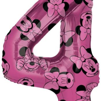 Disney Minnie fólia lufi 4-es szám 66 cm kép