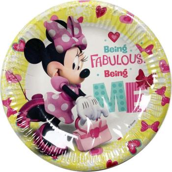 Disney Minnie Happy Papírtányér 8 db-os 19,5 cm kép