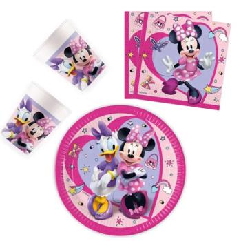 Disney Minnie Junior party szett 36 db-os 23 cm-es tányérral kép