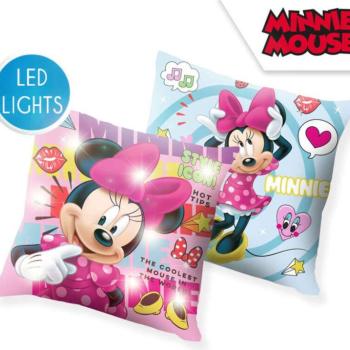 Disney Minnie LED világító párna, díszpárna 40x40 cm kép