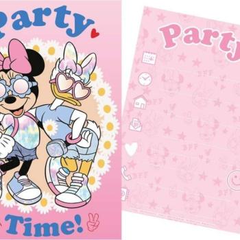 Disney Minnie party meghívó 5 db-os kép