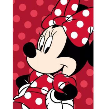 Disney Minnie polár takaró red 100x150cm (microflanel) kép