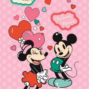 Disney Minnie vintage cartoon kéztörlő arctörlő, törölköző 30x50cm kép