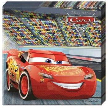 Disney Verdák szalvéta cars3 20 db-os kép