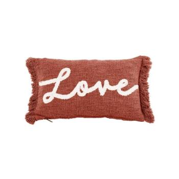 Díszpárna 50x30 cm Cotton Slub Love - Tiseco Home Studio kép