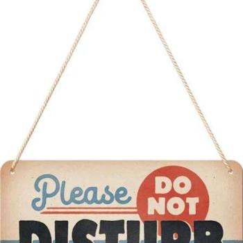 Do Not Disturb - Fémtábla kép