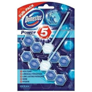 Domestos Power 5 WC fertőtlenítő 2 db-os óceán (67292835) kép